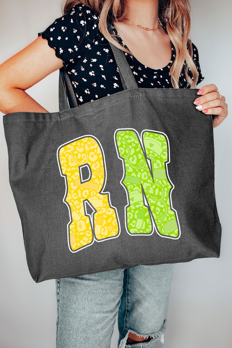 Personalized Neon Care Crew Canvas Jumbo Tote - Wholesale Accessory Market
