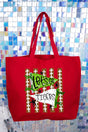 Personalized Touchdown Cheers Canvas Jumbo Tote *Enter Custom Text - Wholesale Accessory Market
