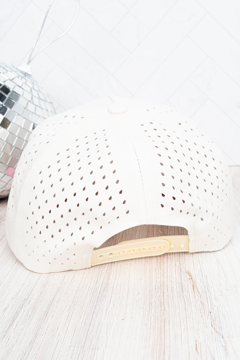 Tan and Pink Waterproof Rope Cap - Wholesale Accessory Market