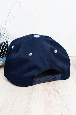 Navy and Sky Tencel Snapback Cap - Wholesale Accessory Market
