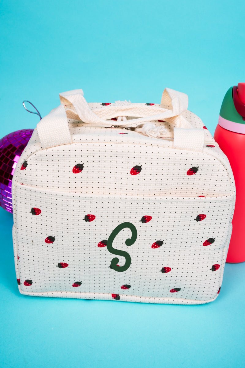 Strawberry Fields Insulated Lunch Bag - Wholesale Accessory Market