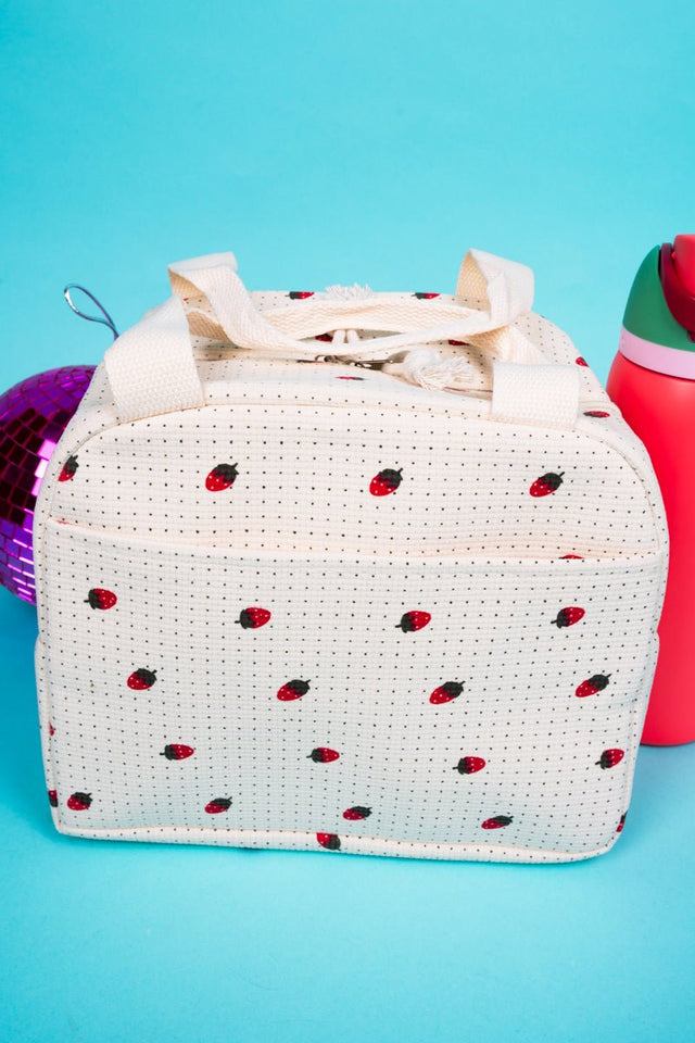 Strawberry Fields Insulated Lunch Bag - Wholesale Accessory Market