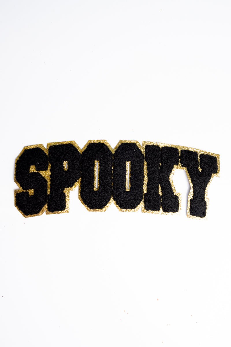 Spooky Large Chenille Patch, 3 x 8.25 - Wholesale Accessory Market