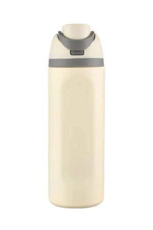 Zenana Thirst Things First Cream Stainless Steel 24oz Bottle - Wholesale Accessory Market