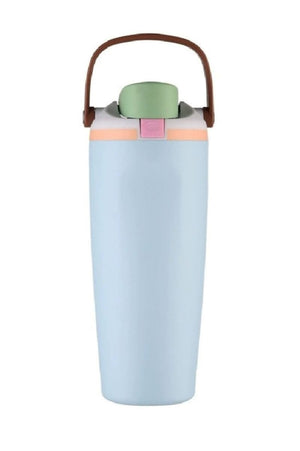 Zenana Hydrate Mode Blue Stainless Steel 30oz Tumbler - Wholesale Accessory Market