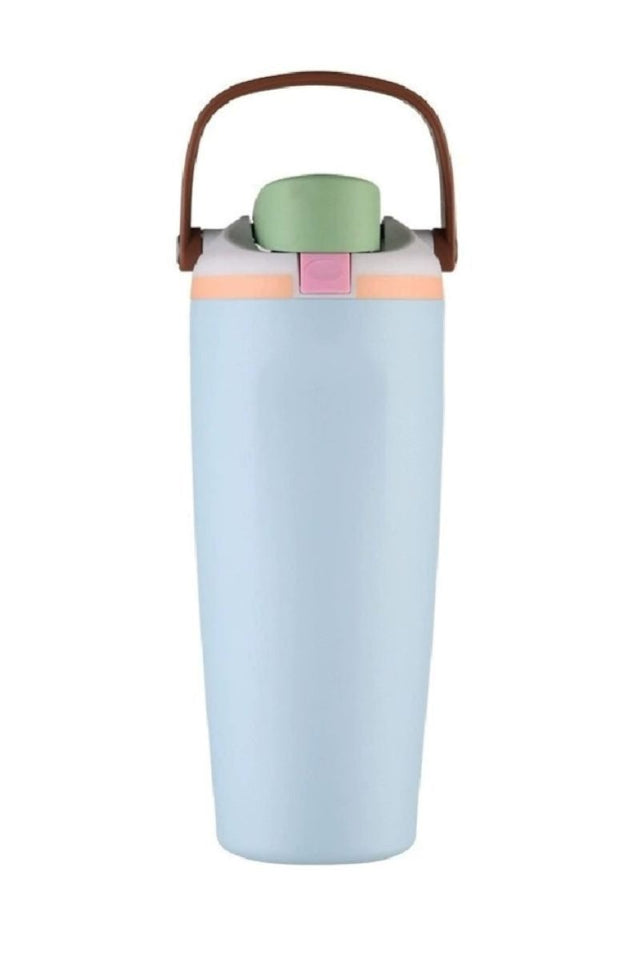 Zenana Hydrate Mode Blue Stainless Steel 30oz Tumbler - Wholesale Accessory Market