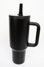 Zenana The Voyager Black Flip Straw 40oz Tumbler - Wholesale Accessory Market