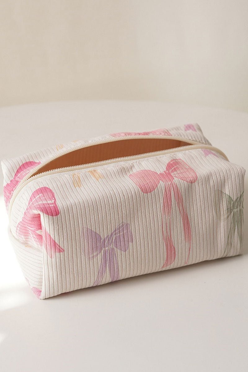 Zenana Coquette Charm Multi - Color Cosmetic Pouch - Wholesale Accessory Market