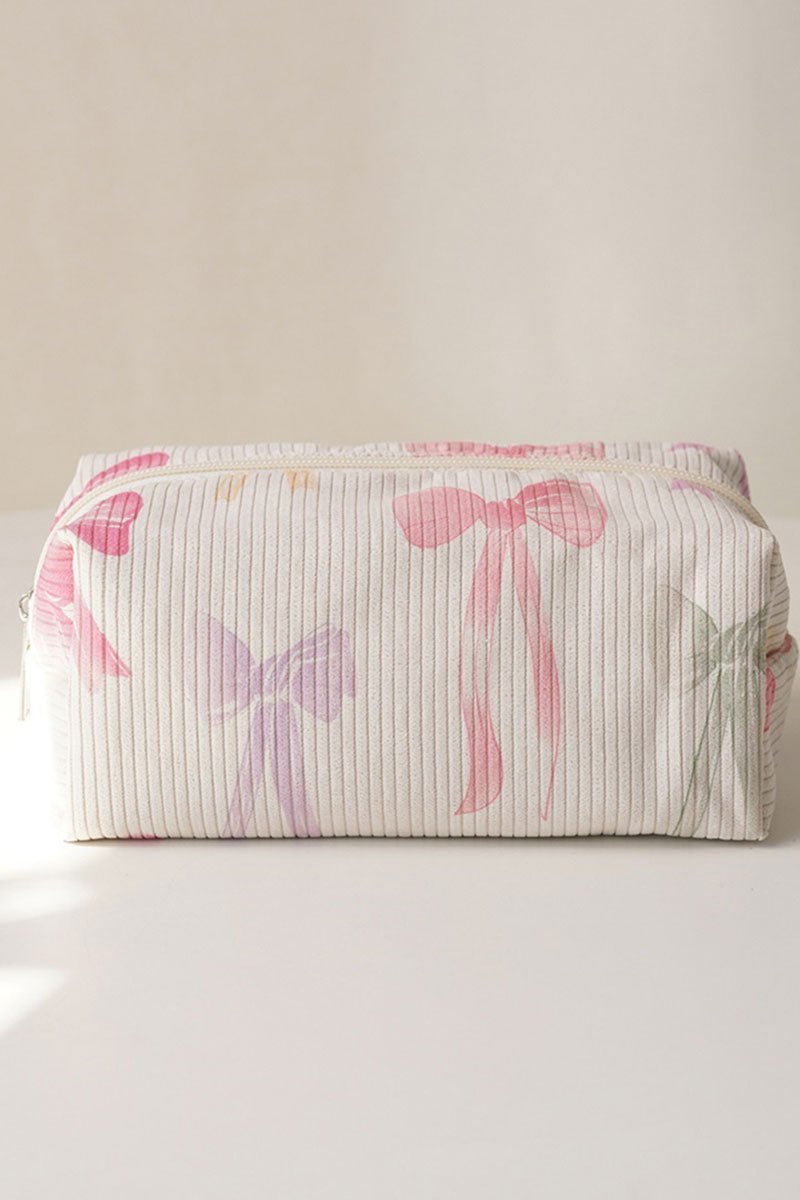 Zenana Coquette Charm Multi - Color Cosmetic Pouch - Wholesale Accessory Market