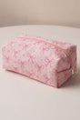 Zenana Coquette Charm Pink Cosmetic Pouch - Wholesale Accessory Market