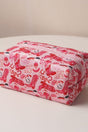 Zenana Cowgirl Glam Up Pink Cosmetic Pouch - Wholesale Accessory Market