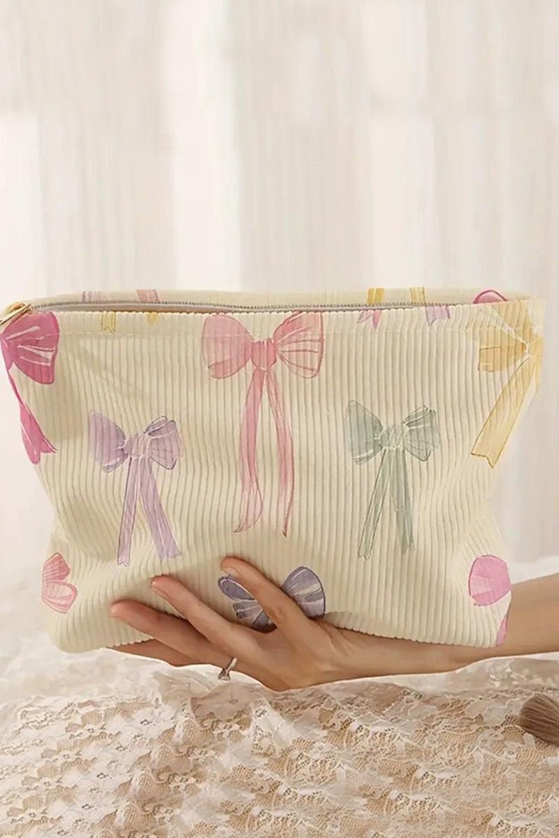 Zenana Coquette Charm Multi - Color Cosmetic Clutch Bag - Wholesale Accessory Market
