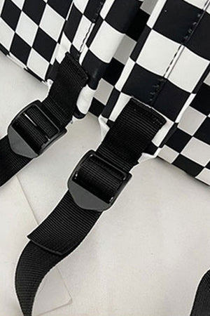 Zenana Black Check Me Out Backpack - Wholesale Accessory Market
