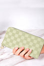 Zenana Sage Checks & Charm Wallet - Wholesale Accessory Market