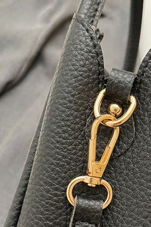Zenana Tie Things Together Black Faux Leather Tote - Wholesale Accessory Market