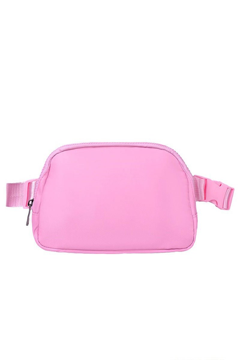 Zenana Everyday Adventure Candy Pink Belt Bag - Wholesale Accessory Market