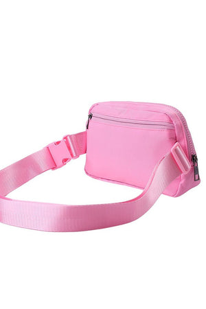 Zenana Everyday Adventure Candy Pink Belt Bag - Wholesale Accessory Market