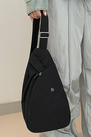Zenana The Out & About Black Sling Bag - Wholesale Accessory Market