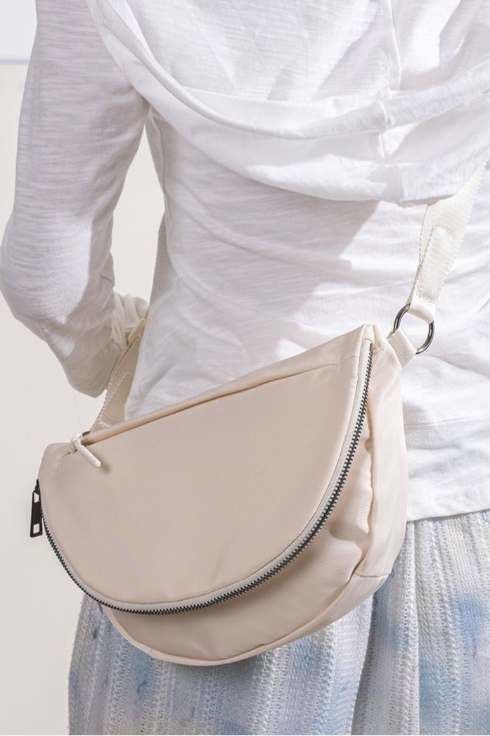 Zenana Cream Nylon The Everyday Bag - Wholesale Accessory Market