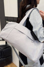 Zenana The Jetsetter Light Gray Duffle Bag - Wholesale Accessory Market