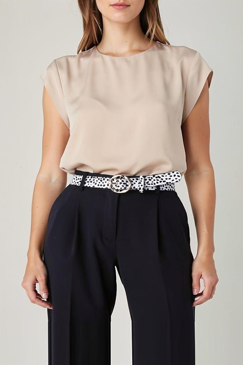 Zenana Fierce Edge Cheetah Belt - Wholesale Accessory Market