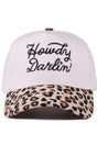 Zenana Embroidered Howdy Darlin' Leopard Two - Tone Cap - Wholesale Accessory Market