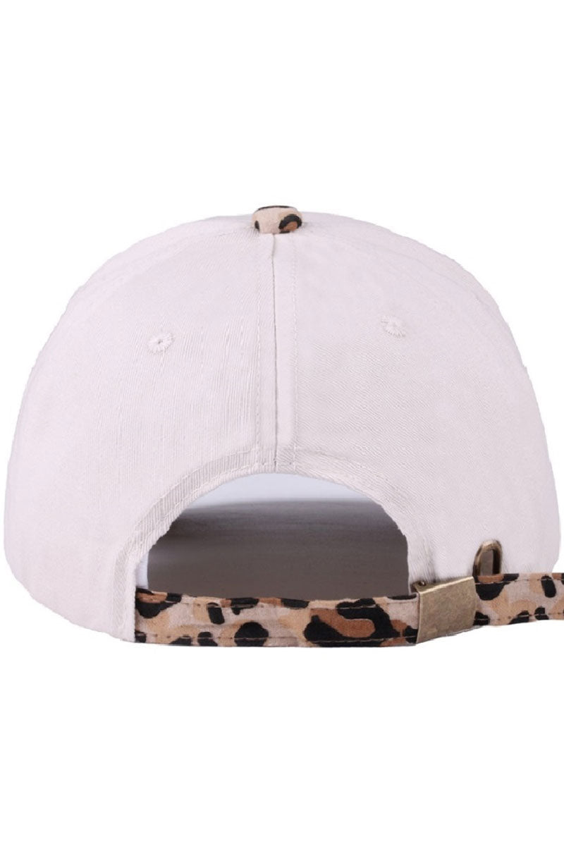 Zenana Embroidered Howdy Darlin' Leopard Two - Tone Cap - Wholesale Accessory Market