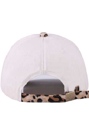 Zenana Embroidered Howdy Darlin' Leopard Two - Tone Cap - Wholesale Accessory Market