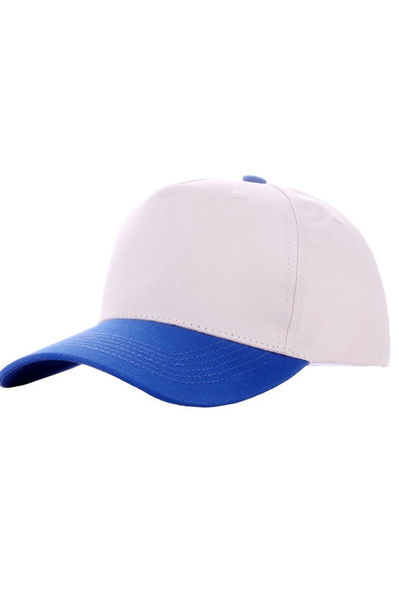 Zenana Classic Blue Two - Tone Canvas Cap - Wholesale Accessory Market