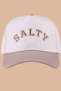 Zenana Embroidered 'Salty' Ash Mocha Two - Tone Cap - Wholesale Accessory Market
