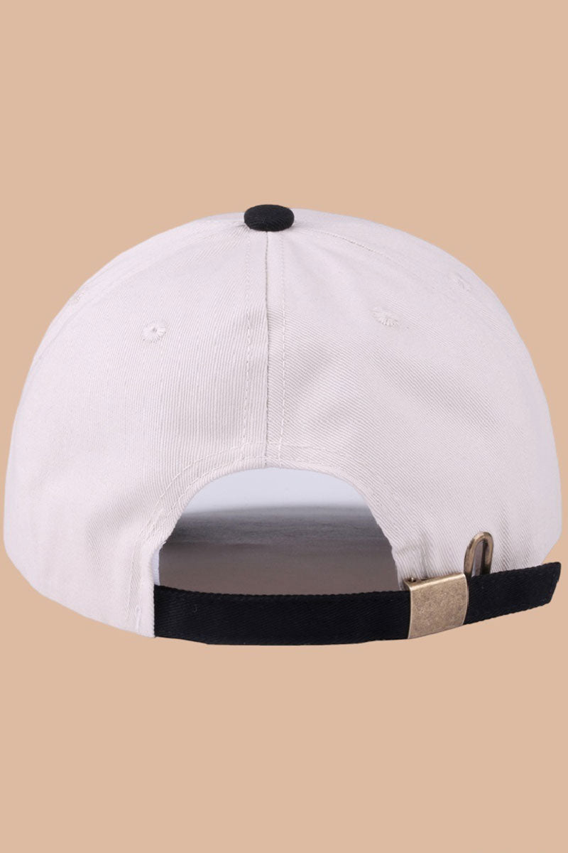 Zenana Embroidered 'Salty' Black Two - Tone Cap - Wholesale Accessory Market