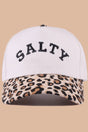 Zenana Embroidered 'Salty' Leopard Two - Tone Cap - Wholesale Accessory Market