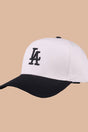 Zenana Embroidered 'LA' Black Two - Tone Cap - Wholesale Accessory Market