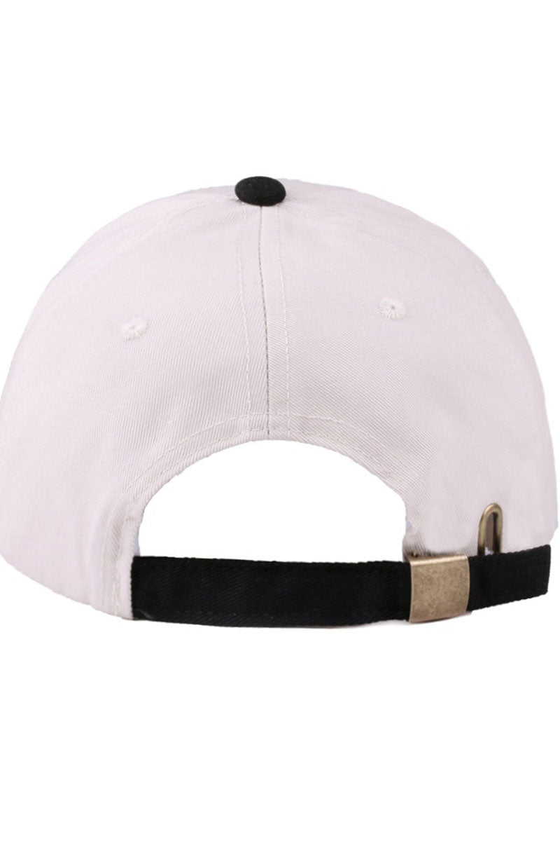Zenana Embroidered 'LA' Black Two - Tone Cap - Wholesale Accessory Market