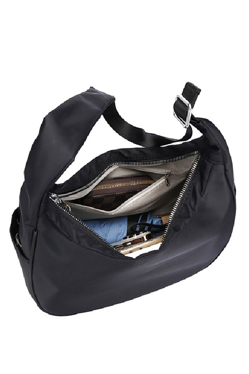 Zenana The Luna Black Hobo Shoulder Bag - Wholesale Accessory Market