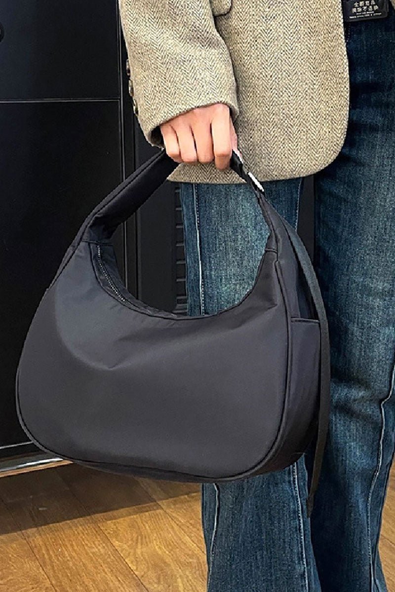 Zenana The Luna Black Hobo Shoulder Bag - Wholesale Accessory Market