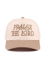 Zenana Embroidered Praise The Lord Ash Mocha Two - Tone Cap - Wholesale Accessory Market