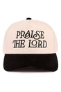 Zenana Embroidered Praise The Lord Black Two - Tone Cap - Wholesale Accessory Market