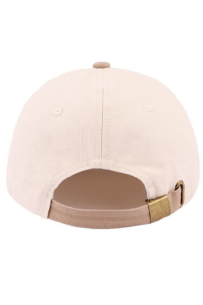Zenana Embroidered Jesus Changes Everything Ash Mocha Two - Tone Cap - Wholesale Accessory Market