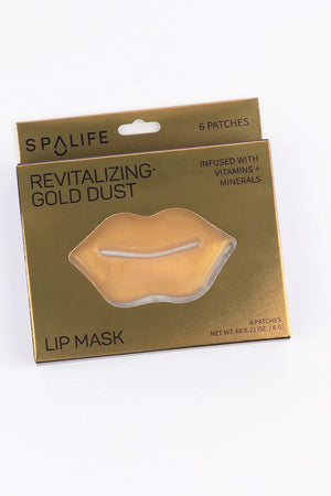 6 Pack Rejuvenating Gold Dust Lip Mask - Wholesale Accessory Market