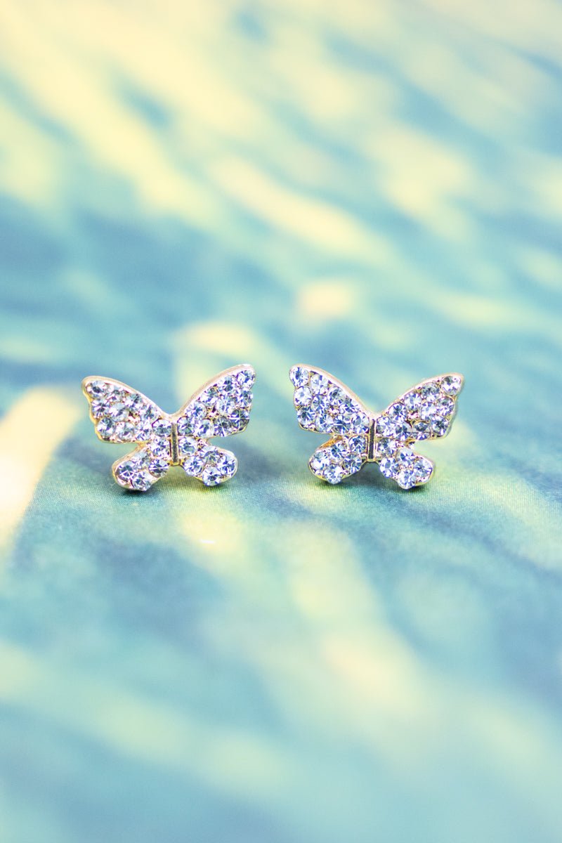 Enamel Blue Butterfly Earrings - Enamel Earrings & Butterfly Jewelry -  TheMagicZoo.com
