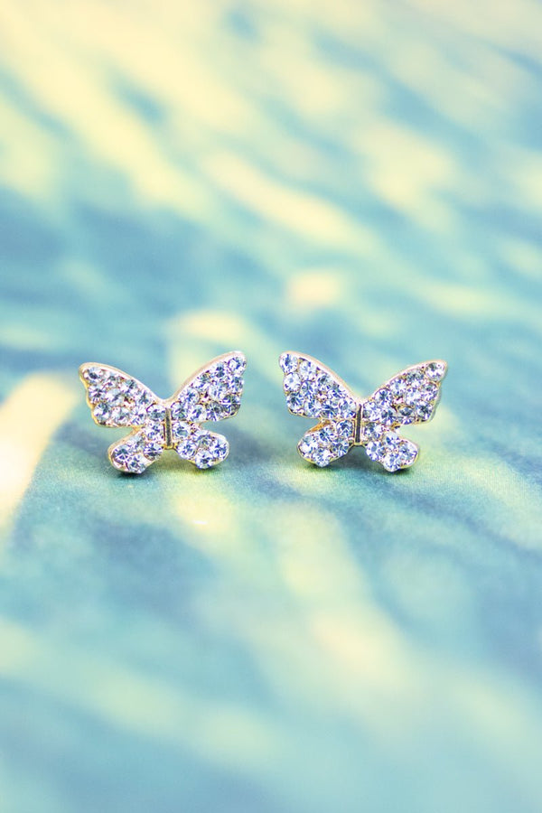 Gemstone Butterfly Earrings – Aubrey's Aesthetics