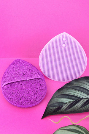 Purple Smooth 'N Sheen Facial Exfoliating Duo - Wholesale Accessory Market