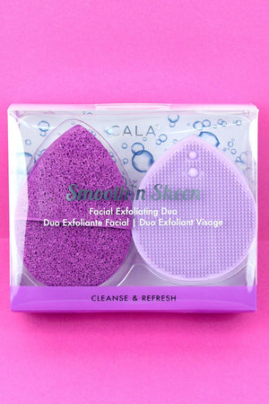 Purple Smooth 'N Sheen Facial Exfoliating Duo - Wholesale Accessory Market