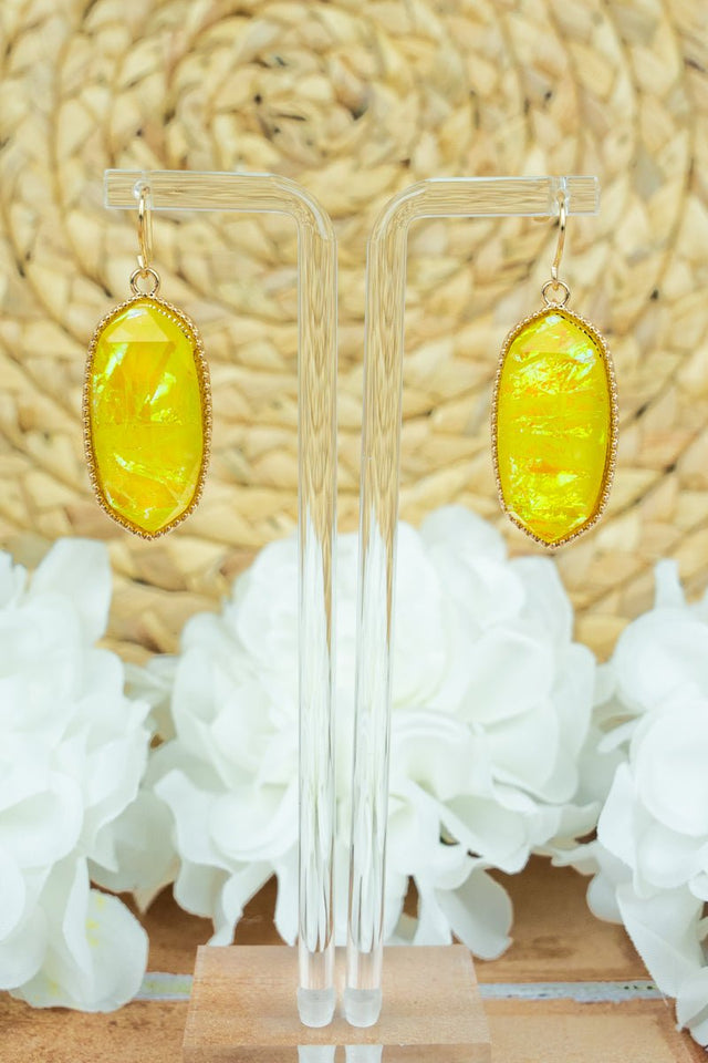 SALE! Lorelei Yellow Opal Earrings - Wholesale Accessory Market