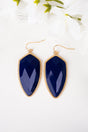 Miara Blue Petal Earrings - Wholesale Accessory Market