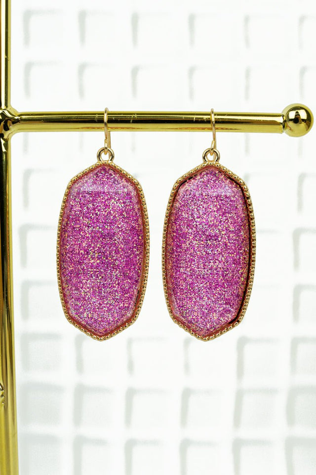 SALE! Shimmering Dawn Lavender Earrings - Wholesale Accessory Market