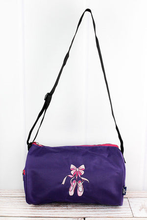 NGIL Purple Ballerina Slippers Mini Duffle Bag - Wholesale Accessory Market
