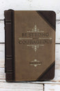 Joshua 1:9 'Strong and Courageous' LuxLeather Large Bible Cover - Wholesale Accessory Market