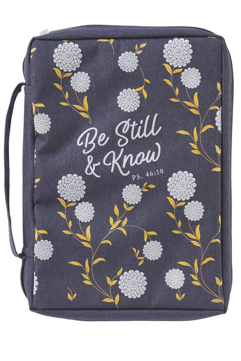Be Still and Know Large Bible Cover - Wholesale Accessory Market